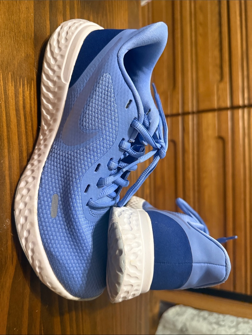 Nike Women's Running Shoes in Light Blue with White Midsole
